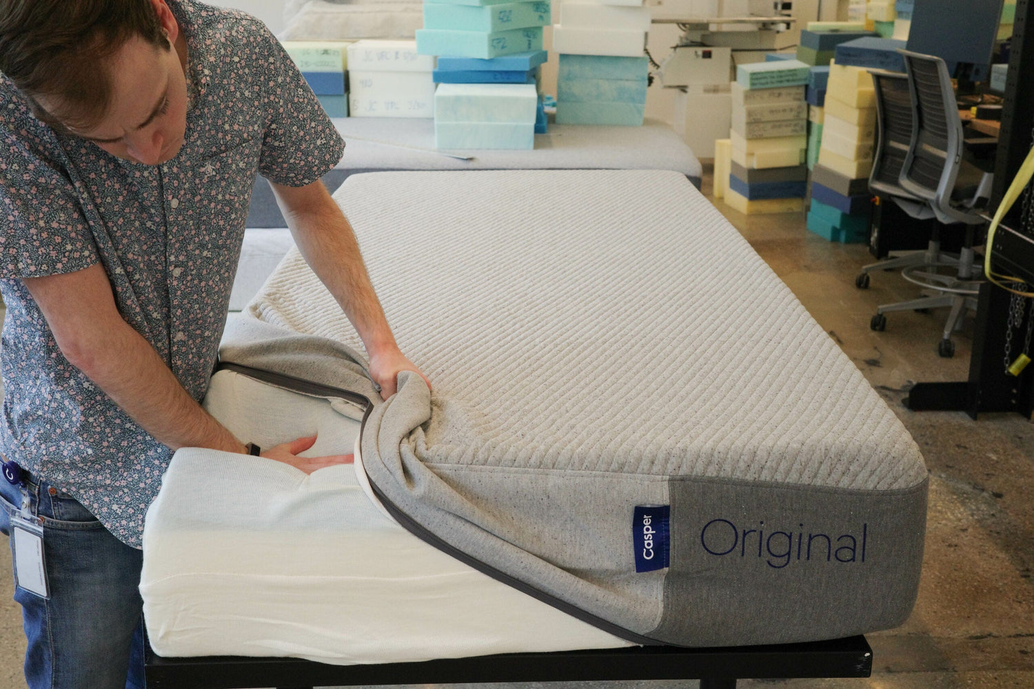 Ergonomist with original foam