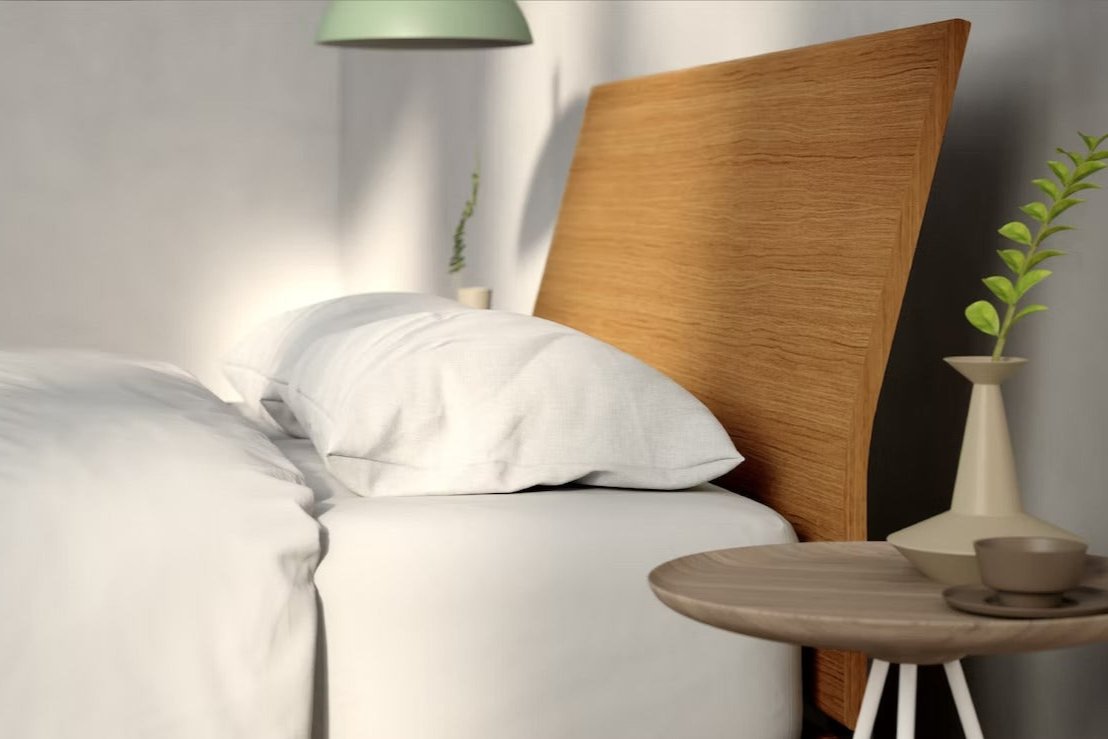 Casper Wood Repose Headboard in Natural Oak Size Full