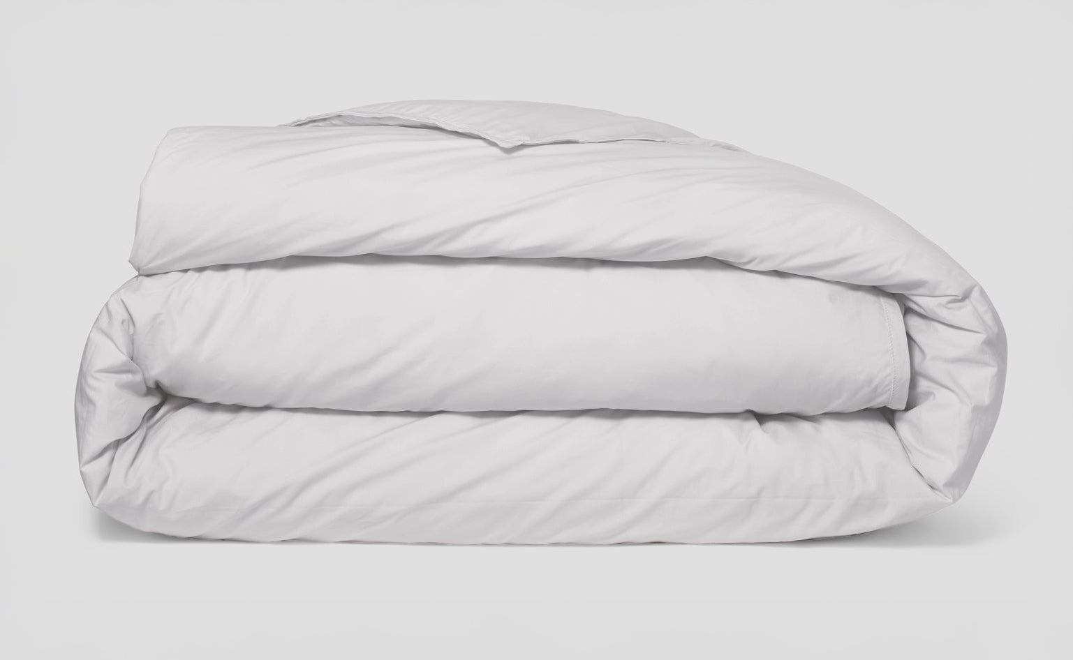 Percale duvet cover, gray