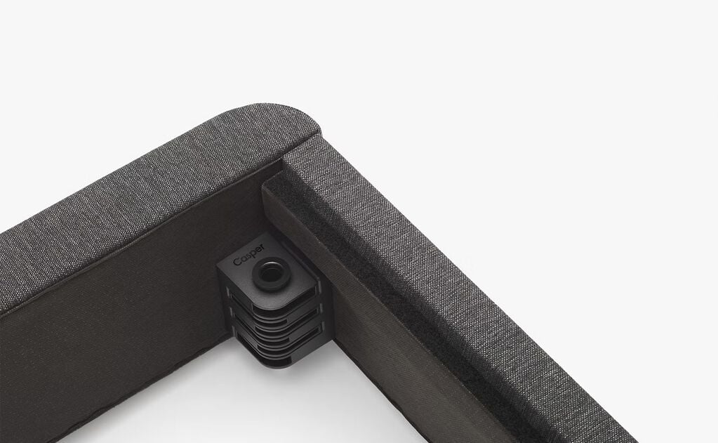 Close-up of Foundation corner pin