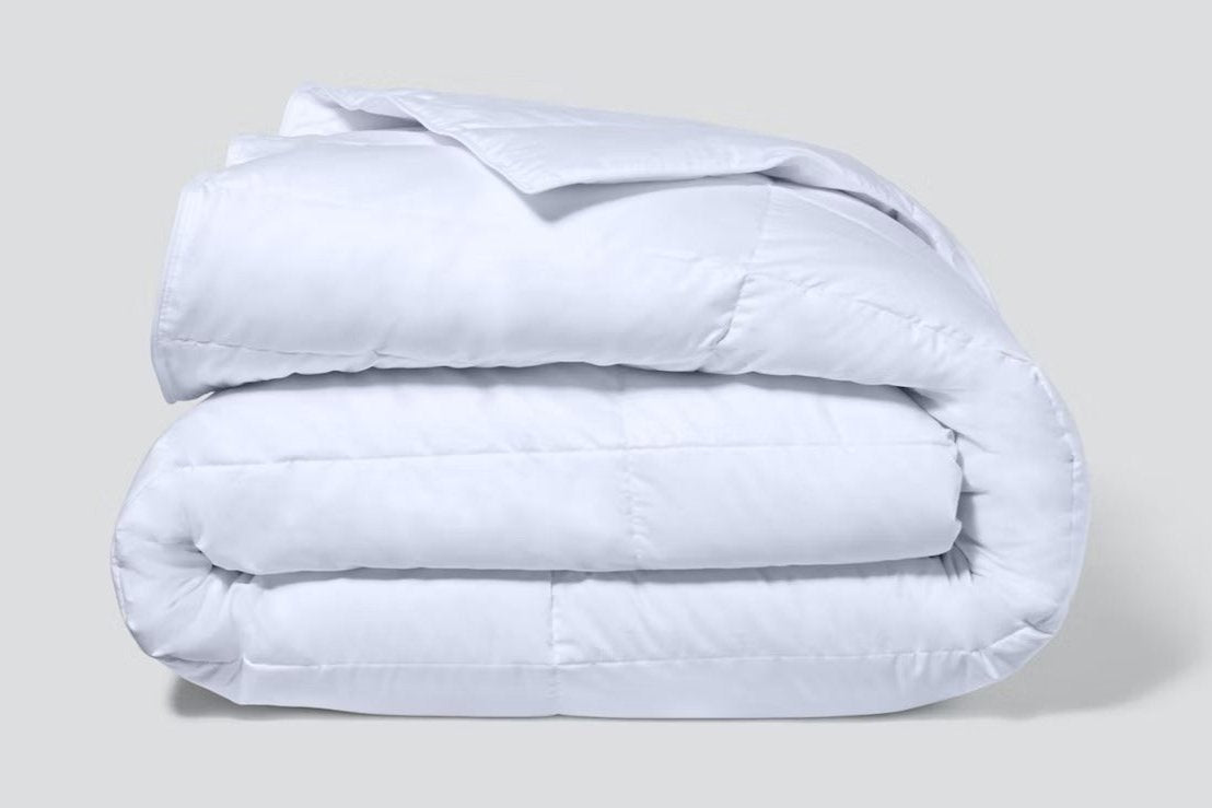 The Lightweight Down Duvet, folded