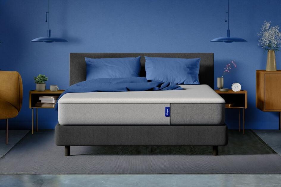 Casper Foam 2023 mattress on a bed, front view