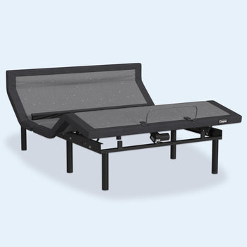 Adjustable Base Max with a raised top and bottom of its frame to support your upper and lower body and any angle desired.