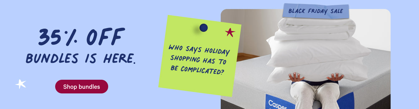 Black Friday Sale. 35% off bundles is here. Who says holiday shopping has to be complicated? Shop bundles.