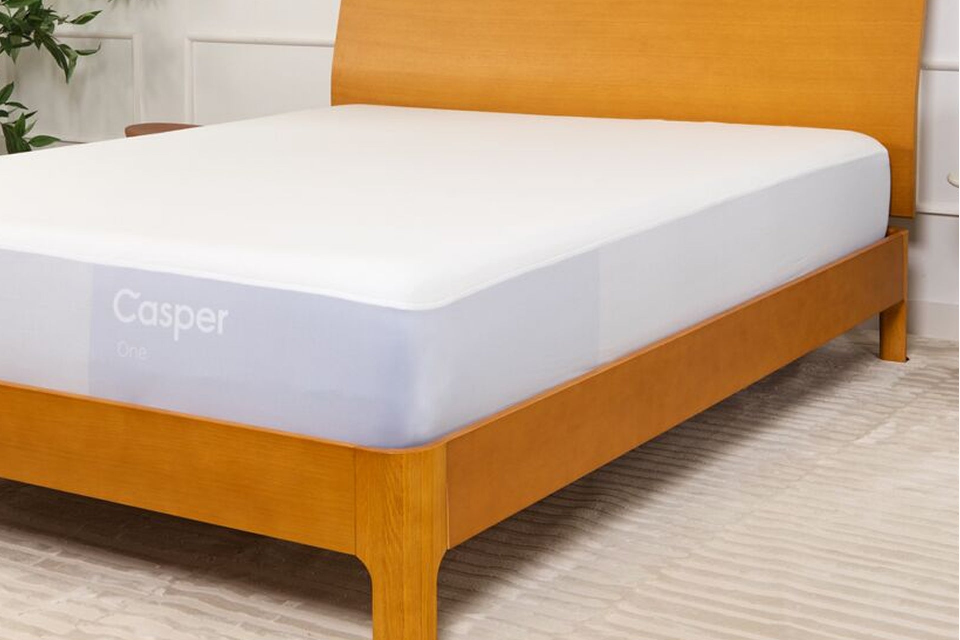 A mattress covered entirely by the Breathable Mattress Protector