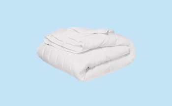 Down-Alt Duvet against a light blue background
