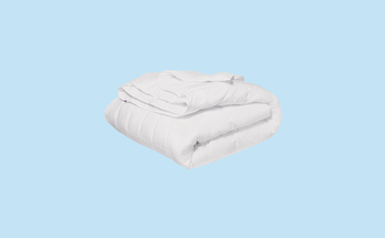 Down-Alt Duvet against a light blue background