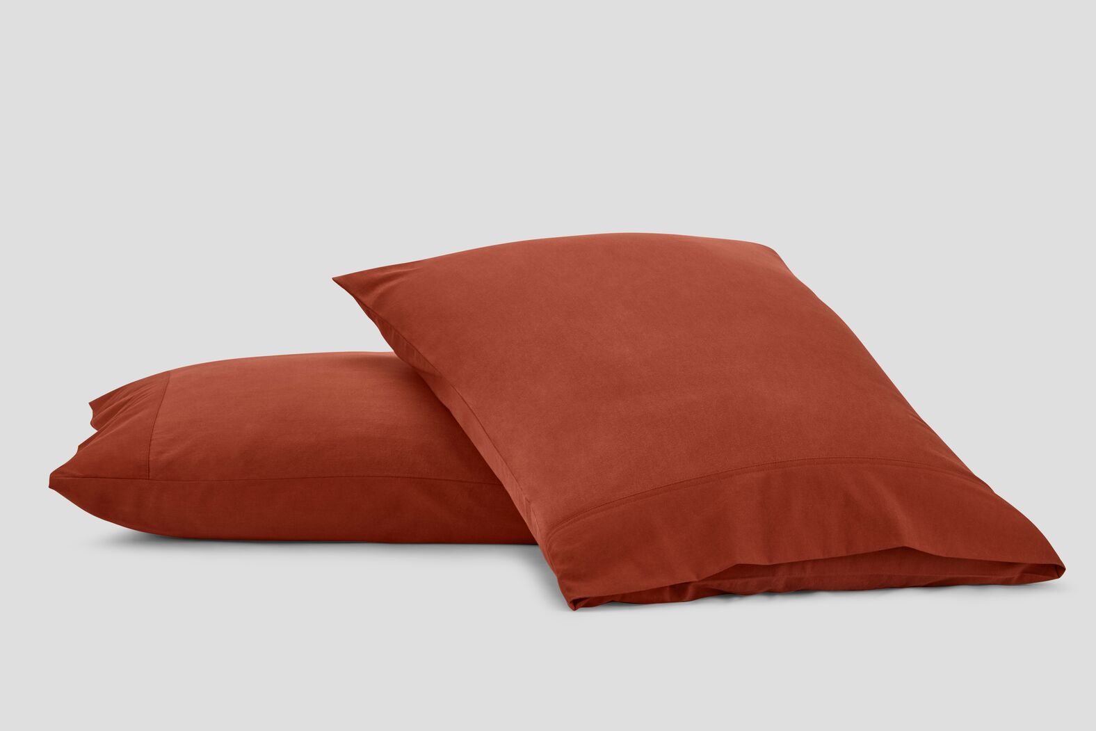 Flannel Pillowcase Set, spice color