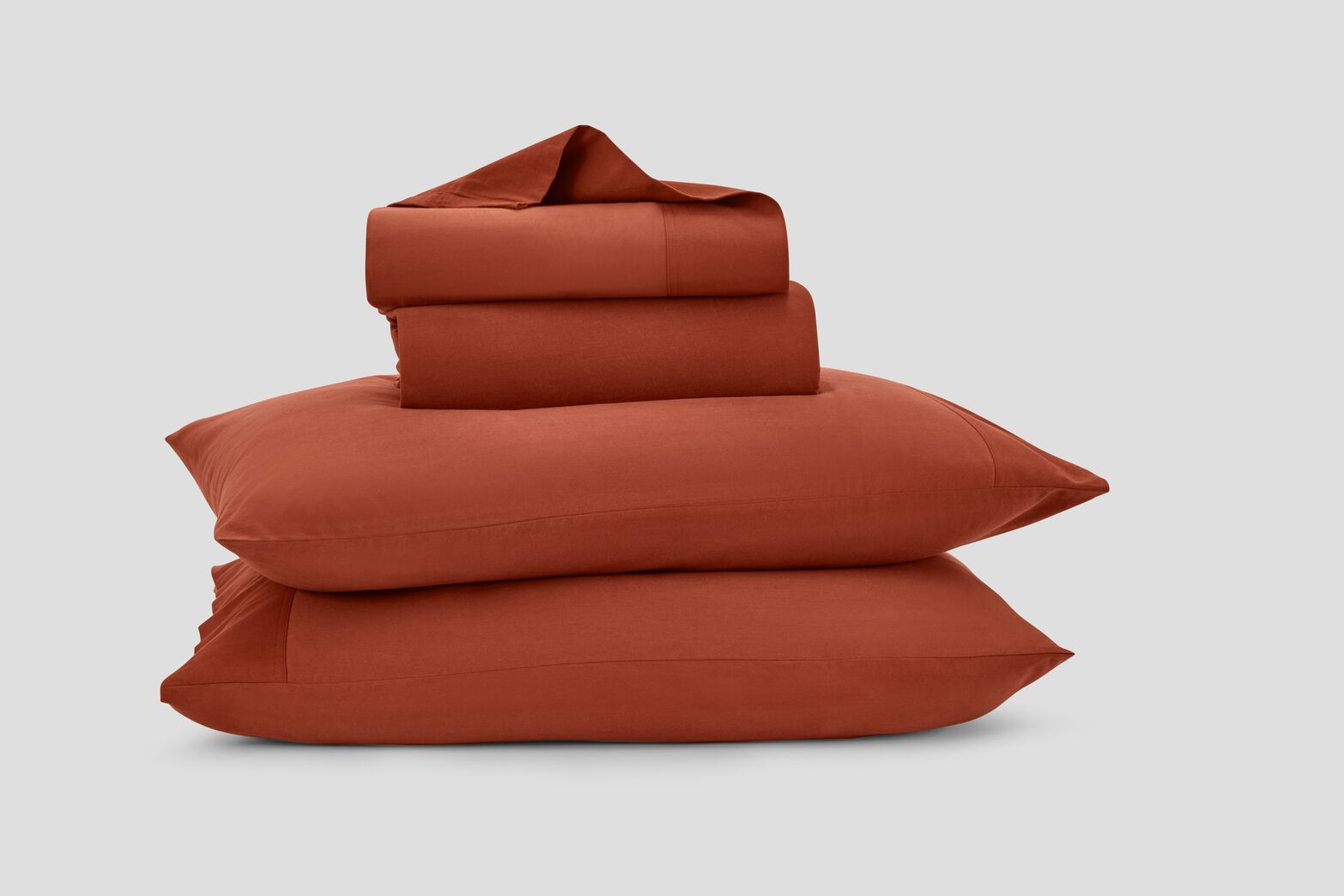 Flannel Sheet set, spice colored
