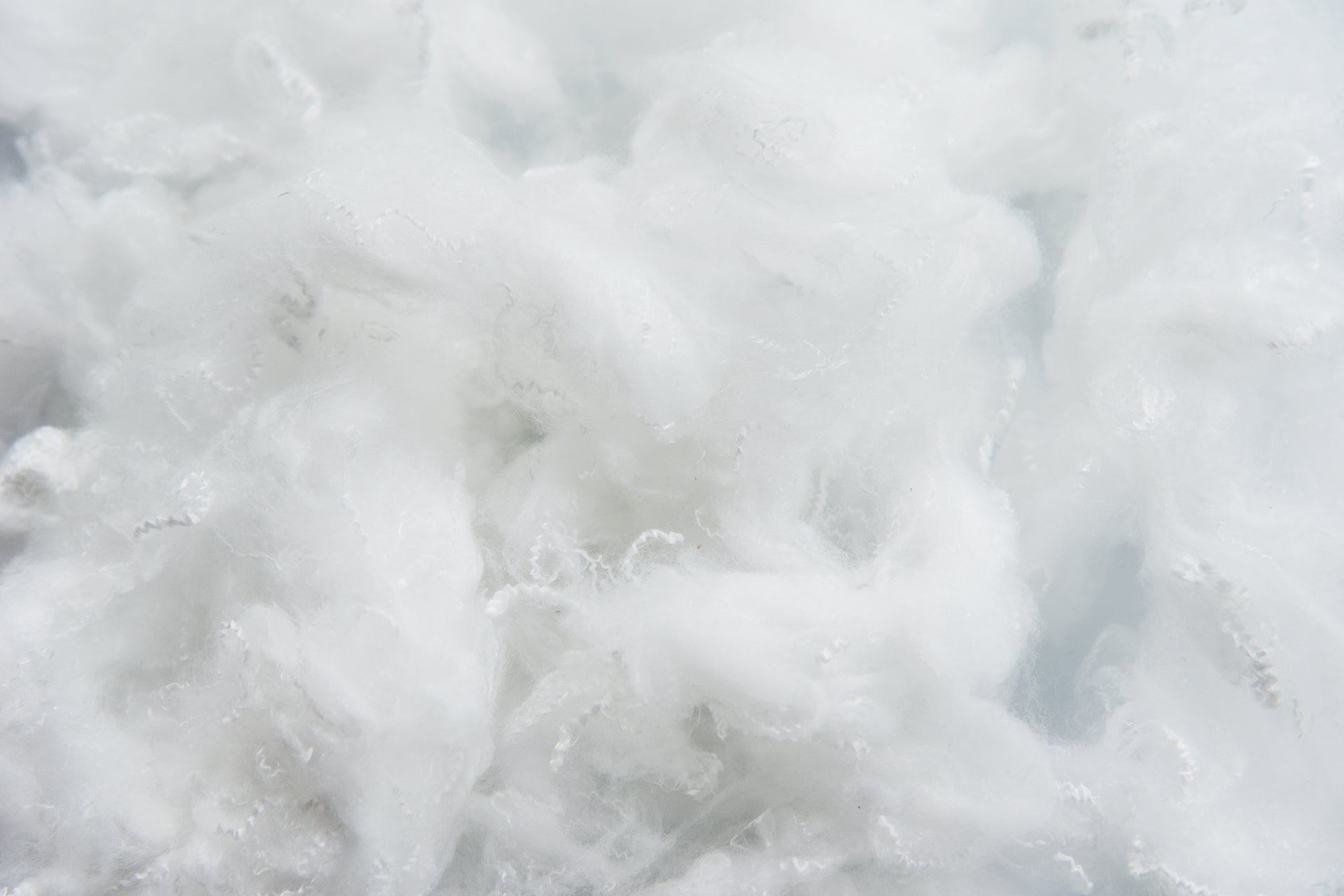 Close-up of the material fill