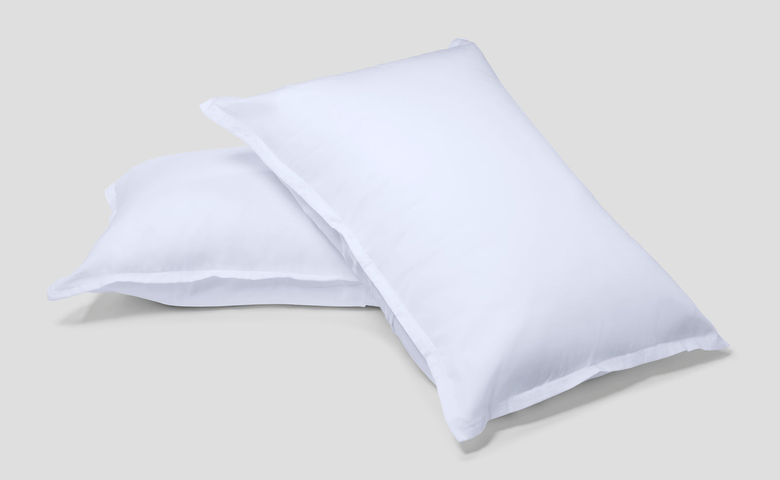 Sateen Shams, white