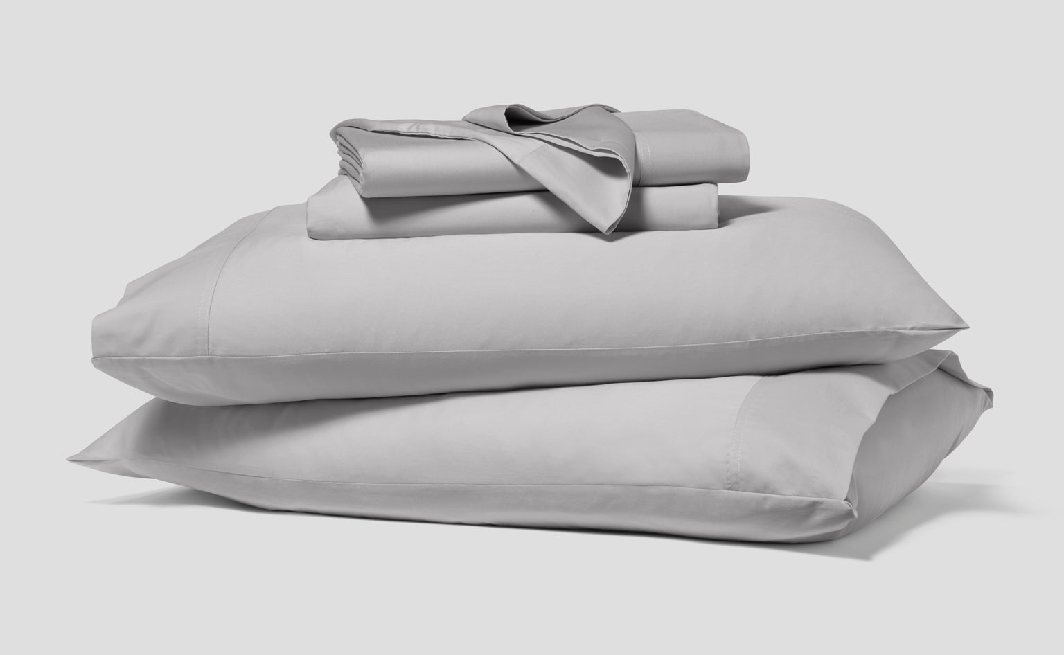 Sateen Sheet Set in gray