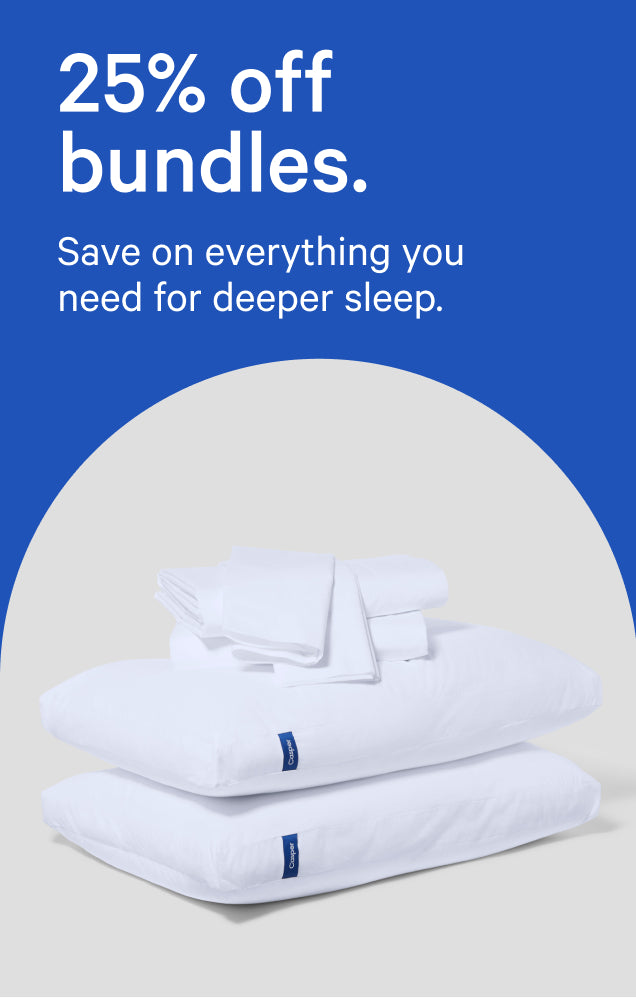 25% off bundles. Save on everything you need for deeper sleep.