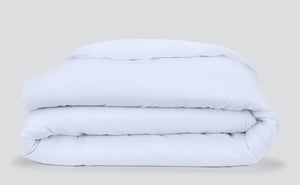 SuperSoft duvet cover, white, folded