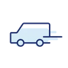 icon of a shipping van