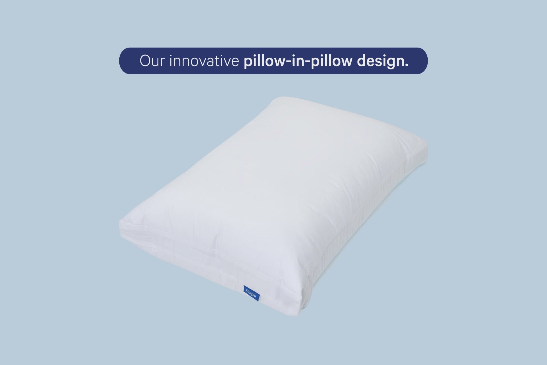Video of the Original Cooling Pillow showing that it's an innovative pillow-in-pillow design.