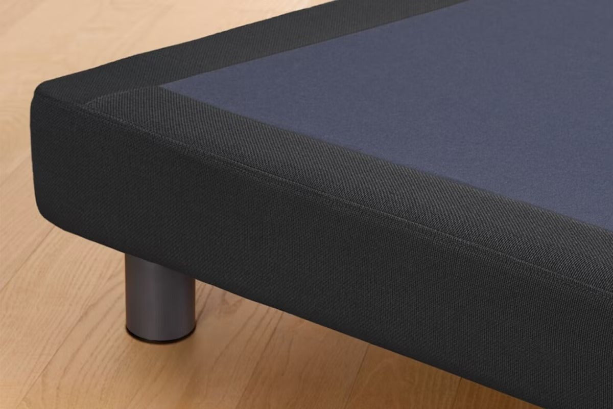 Close-up image of the corner of the Upholstered Bed Frame
