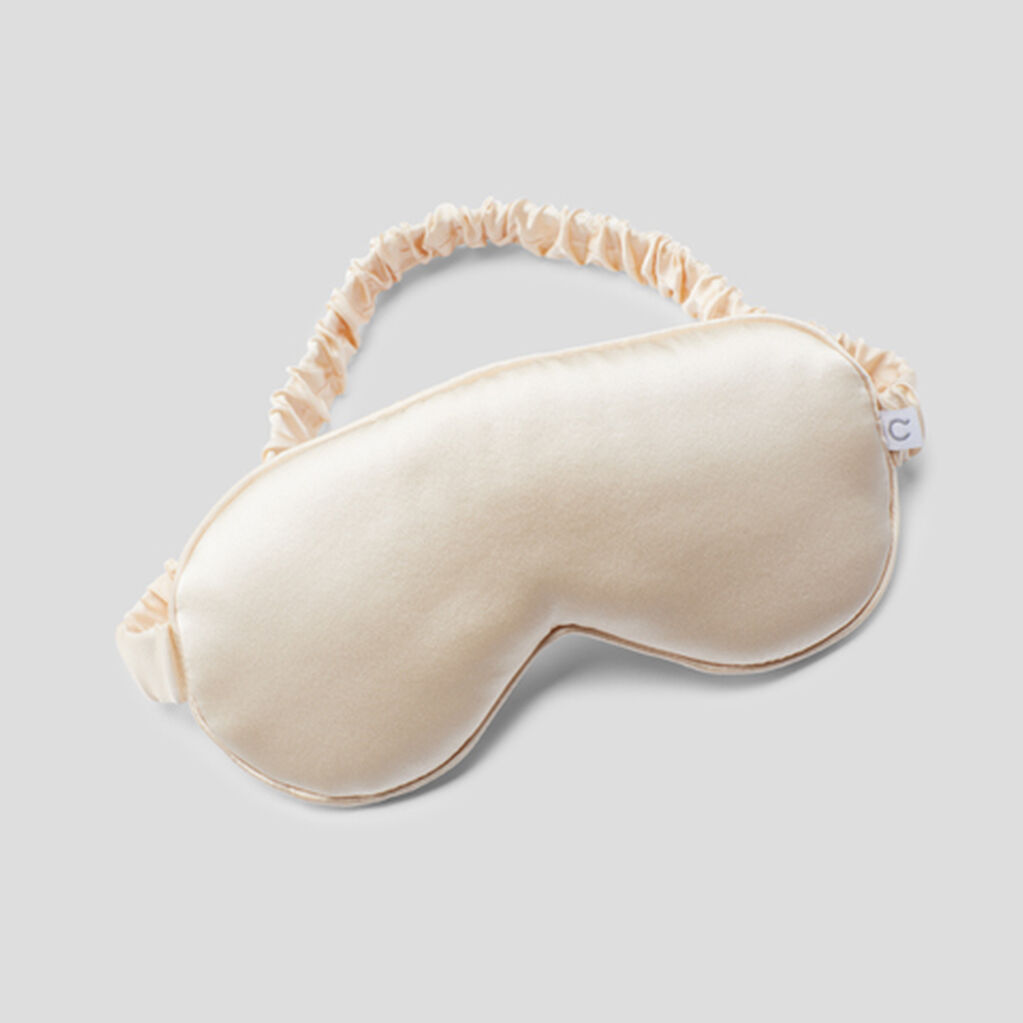 Casper Sleep Silk Pillowcase & Sleep Mask Set, King, Peach
